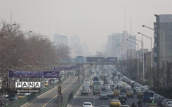 هوای ناسالم در انتظار برخی مناطق شهر تهران هوای ناسالم در انتظار برخی مناطق شهر تهران