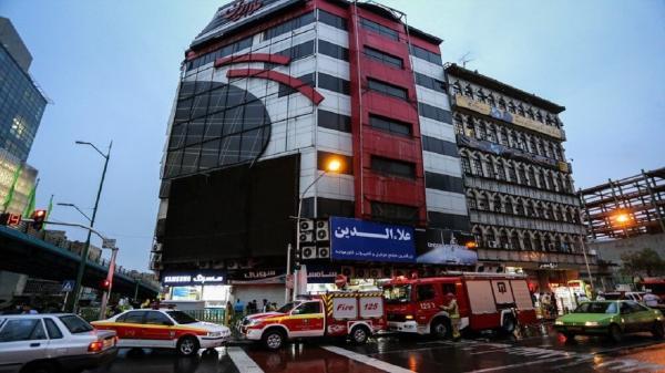 آتش سوزی در پاساژ علاالدین تهران آتش سوزی در پاساژ علاالدین تهران