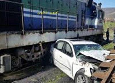 فوت دو نفر در تصادف خودرو با قطار در بندرگز